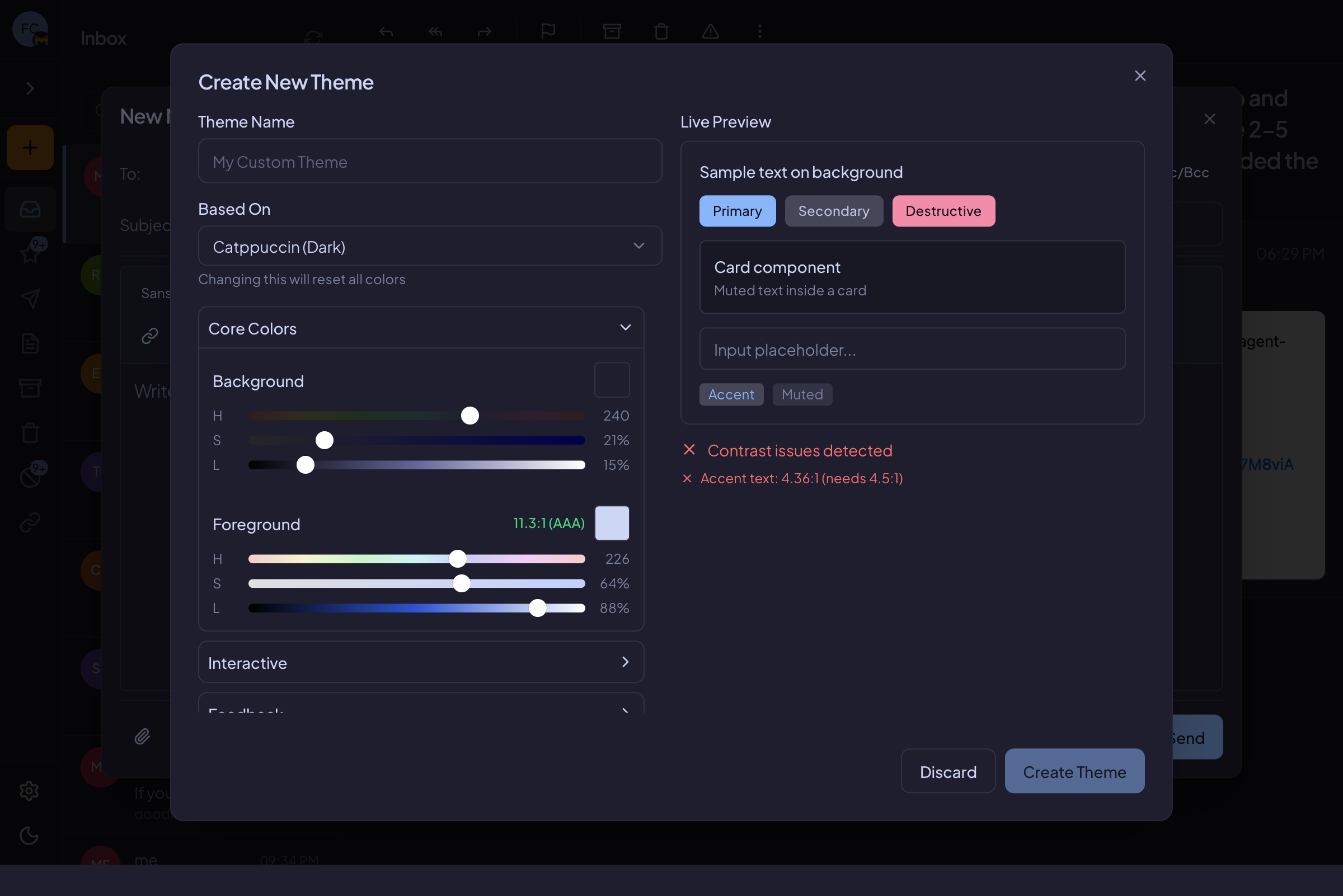 Custom Theme Creator